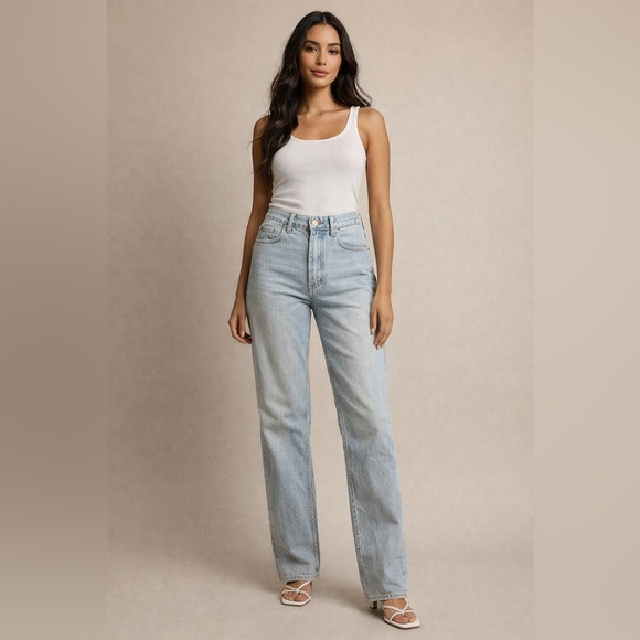 ASOS Denim - ASOS Tall Straight Light Blue Jeans 26